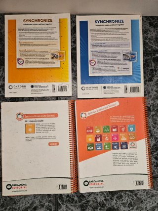 Libros de 3º y 4º de la ESO y bachillerato