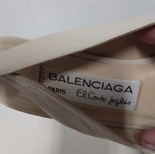 Zapatos Slingback Beige Balenciaga talla 36