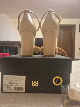 Scarpe Kazar donna beige in pelle