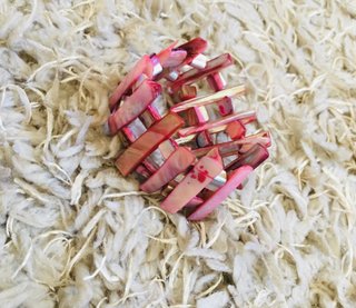 Pulsera nacarada rosa