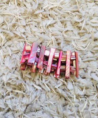 Pulsera nacarada rosa