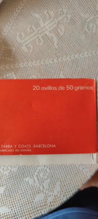 31 Ovillos Hilo Algodón Fabra Coats