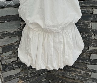 Vestido globo blanco