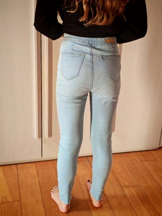 Jeans skinny blu