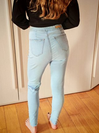 Jeans skinny blu
