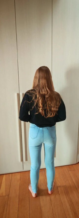 Jeans skinny blu