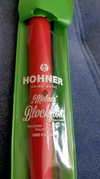 Flauta Hohner Melody Blockflöte Roja