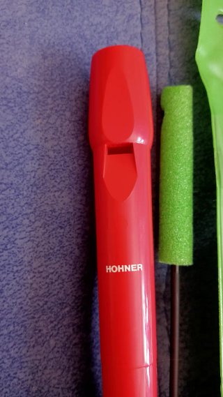 Flauta Hohner Melody Blockflöte Roja