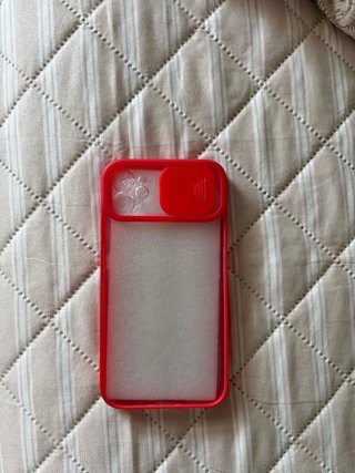 Funda iPhone 11 Roja Protector Cámara