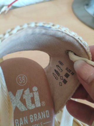 Alpargatas esparto beige mujer