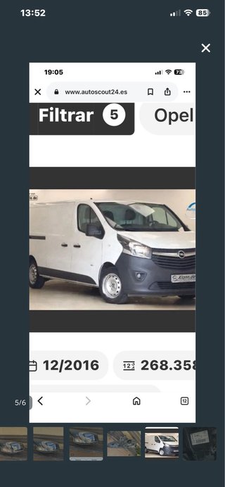 Faro Opel Vivaro