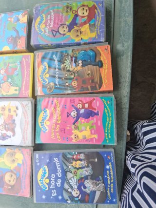 Lote 10 Películas VHS Teletubbies y Tweenies