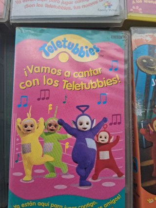 Lote 10 Películas VHS Teletubbies y Tweenies
