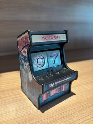 Calendario Bloques Retro Arcade One More Life