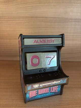 Calendario Bloques Retro Arcade One More Life