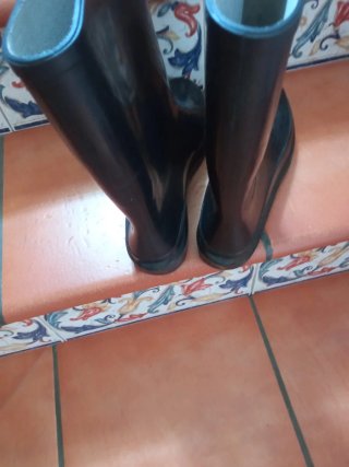Botas de agua negras