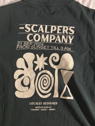 Camiseta Scalpers Company Verde