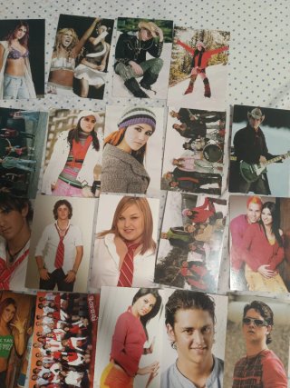 Lote Fotocards Rebelde,58 tarjetas