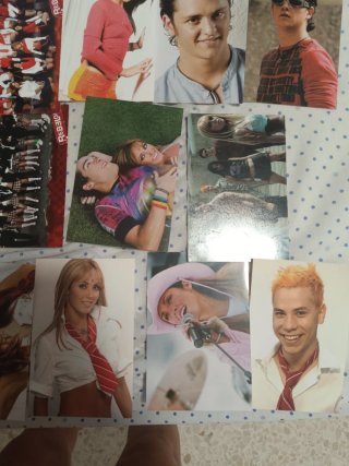 Lote Fotocards Rebelde,58 tarjetas