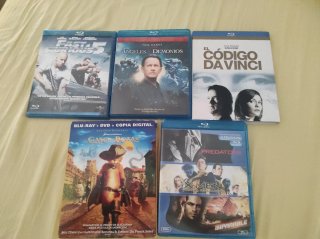 Pack 7 Películas Blu-ray y DVD