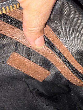 Borsa a tracolla Pollini monogramma