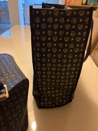 Borsa a tracolla Pollini monogramma