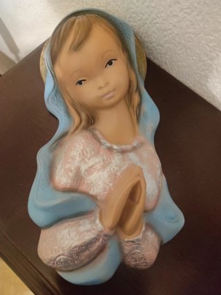 2 Figuras Decorativas Virgen
