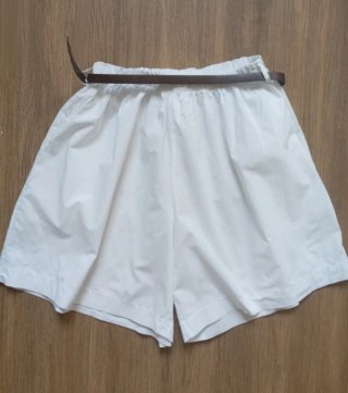 Pantaloncini bianchi cotone donna M