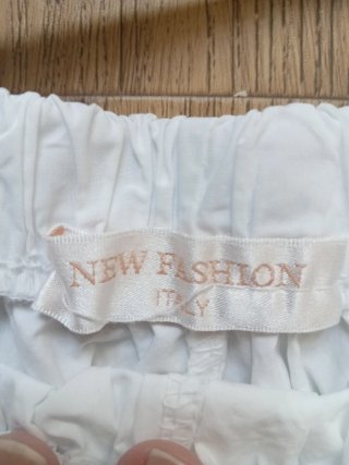 Pantaloncini bianchi cotone donna M