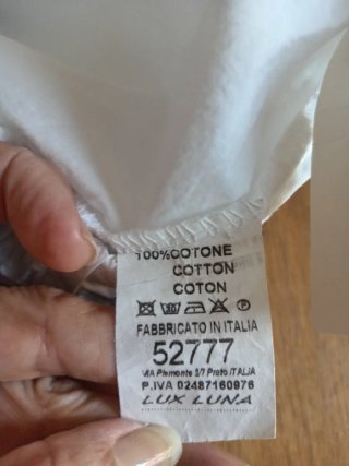 Pantaloncini bianchi cotone donna M