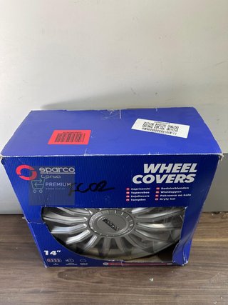 SPARCO Tapacubos 14" pulgada Kit plata Embelecedores