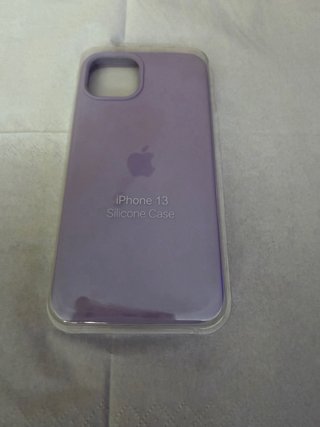 Funda iPhone 13 Silicona Apple Morada