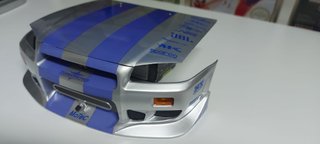 Frontal Nissan Skyline GT-R Fast & Furious 1:8