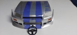 Frontal Nissan Skyline GT-R Fast & Furious 1:8