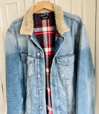 Chaqueta vaquera Jack & Jones borreguito XL