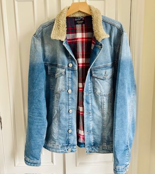 Chaqueta vaquera Jack & Jones borreguito XL