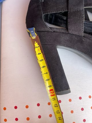Sandalias de tacón negras