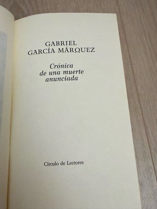 Crónica de una muerte anunciada