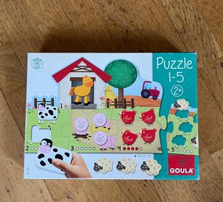 Puzzle Goula Granja 1-5 Animales