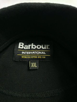 Polo Barbour International Negro XXL
