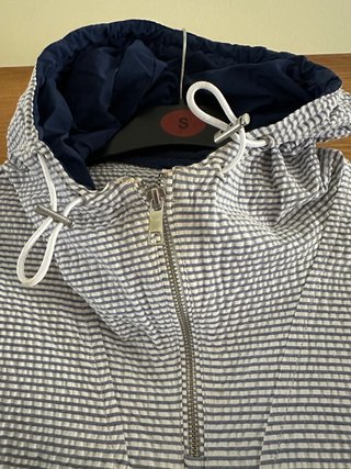 Sudadera Zara Talla S Rayas Azul/Blanco