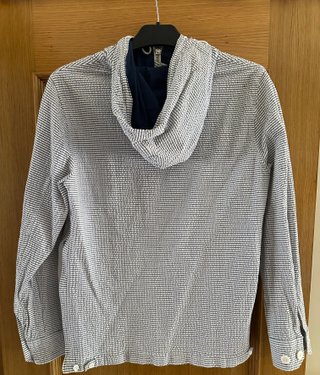 Sudadera Zara Talla S Rayas Azul/Blanco