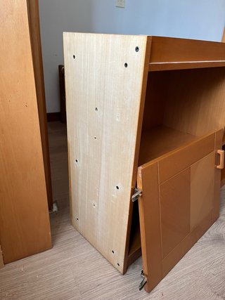 Mueble TV bajo madera