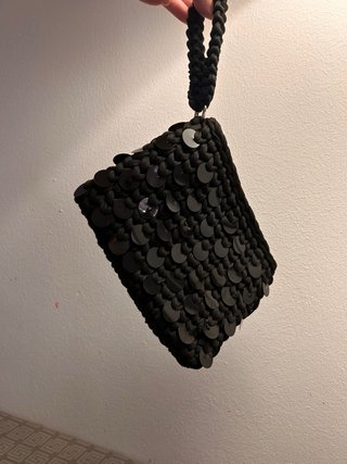 Pochette uncinetto con paillettes