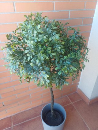 Árbol artificial boj 95cm + macetero Ikea