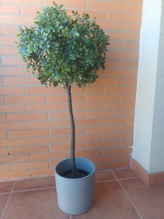 Árbol artificial boj 95cm + macetero Ikea
