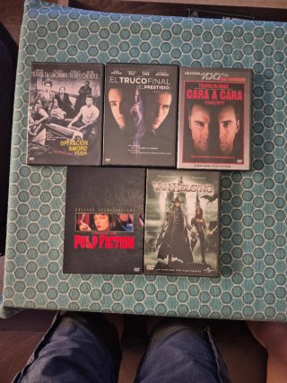 Pack 5 DVDs: Jackman, Travolta y más