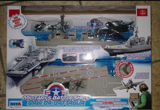 Nave militare con portaerei 45cm con suoni