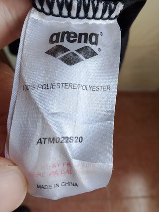 Maglietta Arena nera e gialla