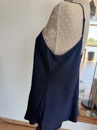 Agent Provocateur Camisola Azul 100% Seda Talla